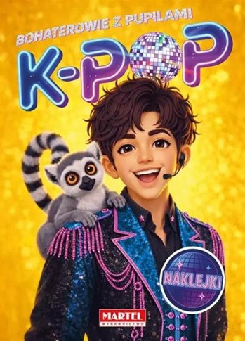KSIĄŻECZKA Z NAKLEJKAMI. GWIAZDY K-POP Z PUPILAMI