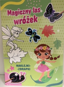MAGICZNY LAS WRÓŻEK NAKLEJKI ZDRAPKI