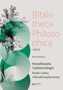 Metafilozofia i epistemologia. Studia i szkice z filozofii współczesnej