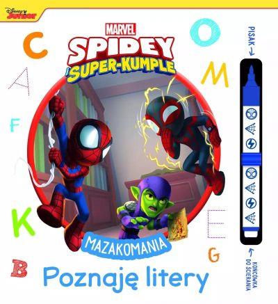 MAZAKOMANIA. POZNAJĘ LITERY. MARVEL SPIDEY I SUPER