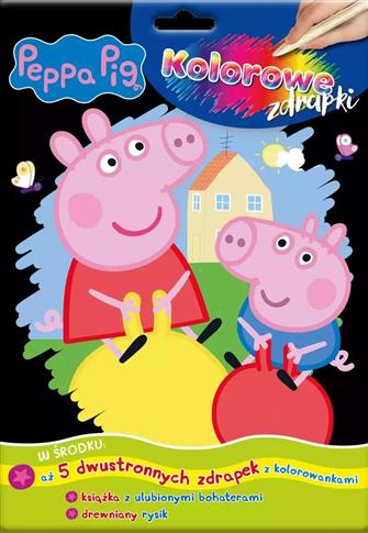 Świnka Peppa. Kolorowe zdrapki