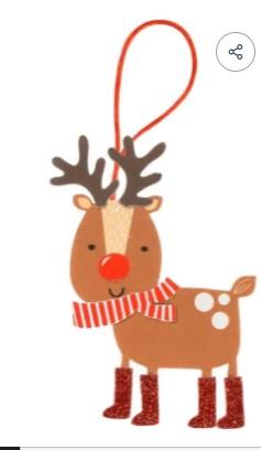 DEKORACJA ŚWIĄTECZNA RENIFER ZRÓB TO SAM