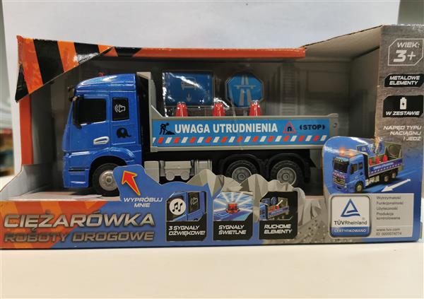 CIĘŻARÓWKA ROBOTY DROGOWE