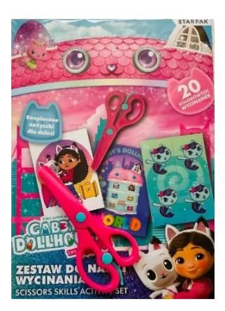 KOCI DOMEK GABI. ZESTAW KREATYWNY DO NAUKI WYCINAN