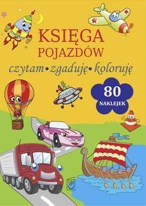 KSIĘGA POJAZDÓW. CZYTAM, ZGADUJĘ, KOLORUJĘ