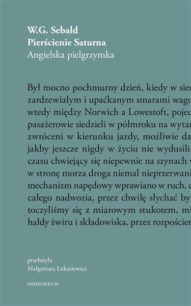 PIERŚCIENIE SATURNA. ANGIELSKA PIELGRZYMKA