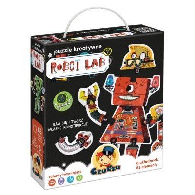 Puzzle kreatywne 63 elementy. CzuCzu. Robot Lab