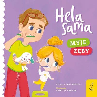 Hela sama myje zęby