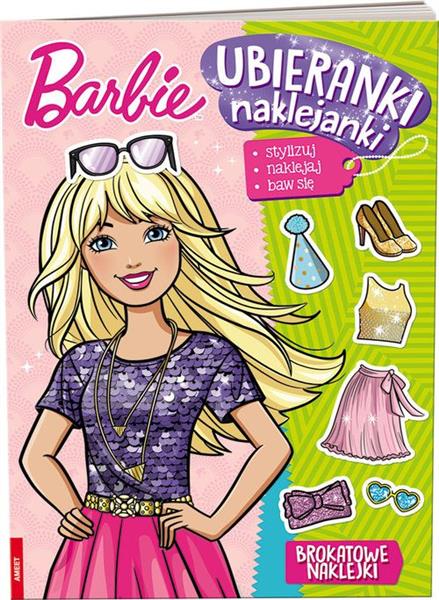 BARBIE. UBIERANKI, NAKLEJANKI