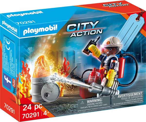 PLAYMOBIL - ZESTAW UPOMINKOWY  STRAŻ POŻARNA