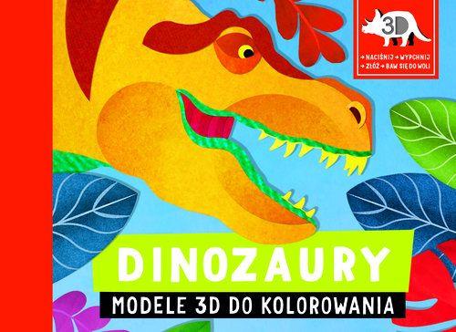 DINOZAURY. MODELE 3D DO KOLOROWANIA
