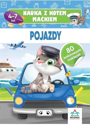 POJAZDY. NAUKA Z KOTEM MAĆKIEM