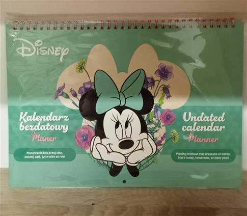DISNEY KALENDARZ BEZDATOWY PLANER