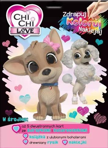 CHI CHI LOVE. ZDRAPUJ, KOLORUJ, NAKLEJAJ