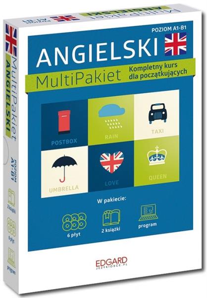 MULTIPAKIET. ANGIELSKI. 2 X KSIĄŻKA + 6 X CD + PRO