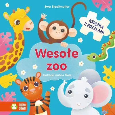 WESOŁE ZOO. KSIĄŻKA Z PUZZLAMI
