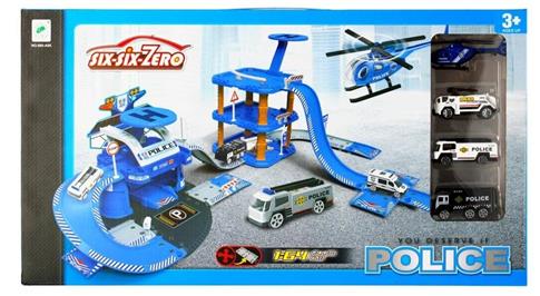 Parking policyjny z akcesoriami