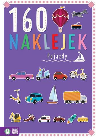 160 naklejek. Pojazdy
