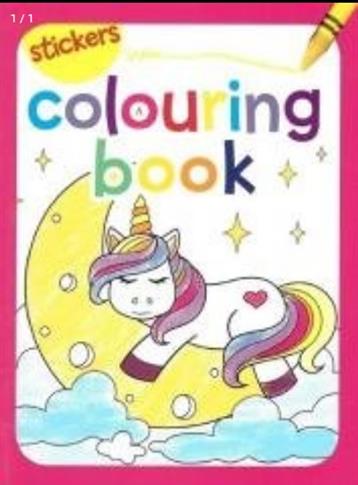 Colouring book z naklejkami