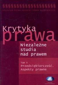 KRYTYKA PRAWA TOM 5