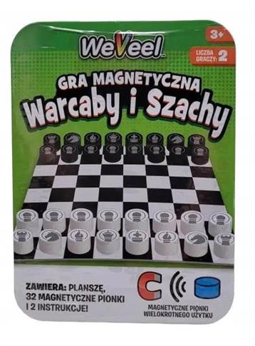 WEVEEL SZACHY I WARCABY GRA MAGNETYCZNA