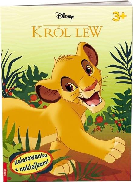 KRÓL LEW. KOLOROWANKA Z NAKLEJKAMI