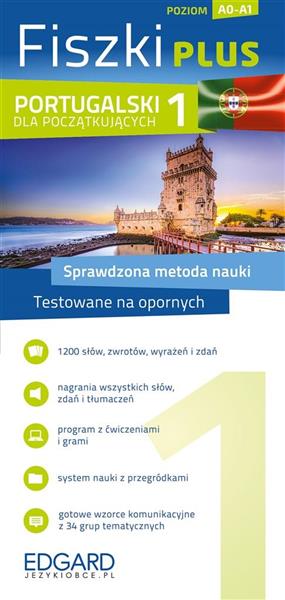 EDGARD. FISZKI PLUS. PORTUGALSKI DLA POCZĄTKUJĄCYC