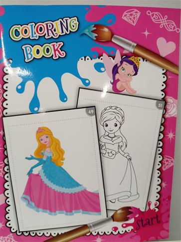 Coloring Book księżniczki