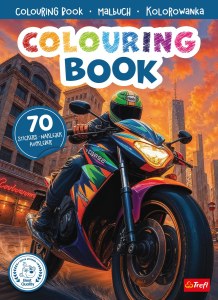 Motocykle. Kolorowanka z naklejkami