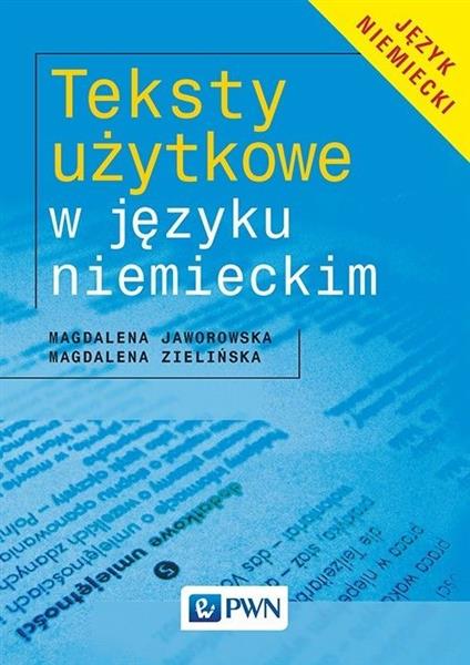 TEKSTY UŻYTKOWE W JĘZYKU NIEMIECKIM