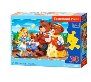 Puzzle 30 el. Goldilocks AND Three Bears Castorlan