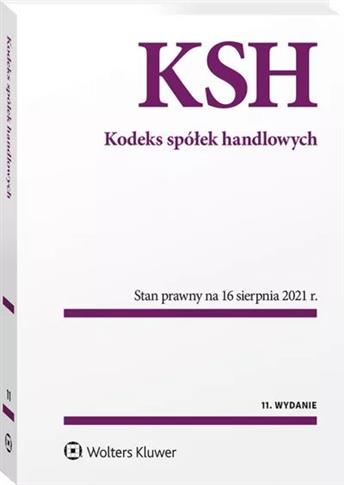 Kodeks spółek handlowych. Stan prawny na 16.08.202