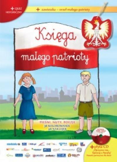 KSIĘGA MAŁEGO PATRIOTY KOLOROWANKA FLAGA +1CD