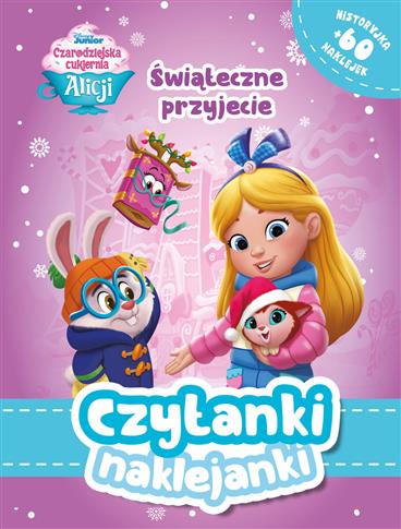 Czytanki naklejanki. świąteczne przyjęcie. Disney