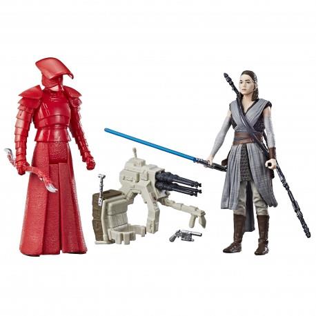 HASBRO FIGURKI DELUXE 2-PAK STAR WARS REY I ELITE