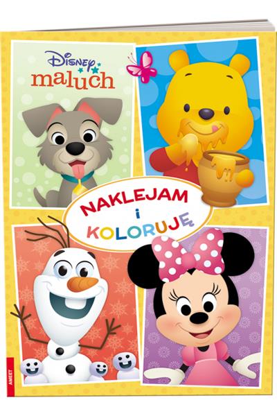 DISNEY MALUCH. NAKLEJAM I KOLORUJĘ