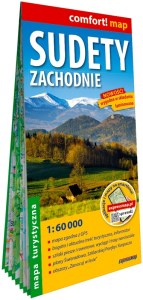 Sudety Zachodnie laminowana mapa turystyczna 1:60 000