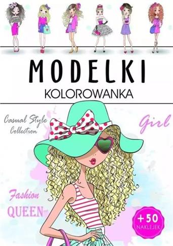 MODELKI KOLOROWANKA