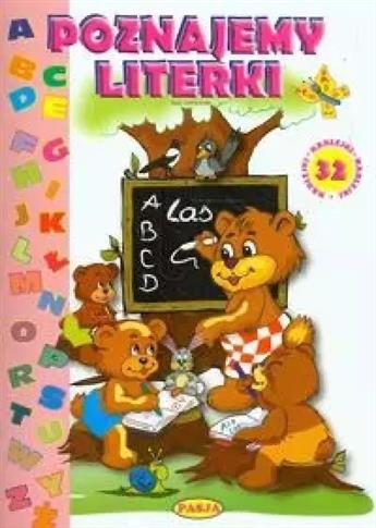 POZNAJEMY LITERKI - 32 NAKLEJKI PASJA