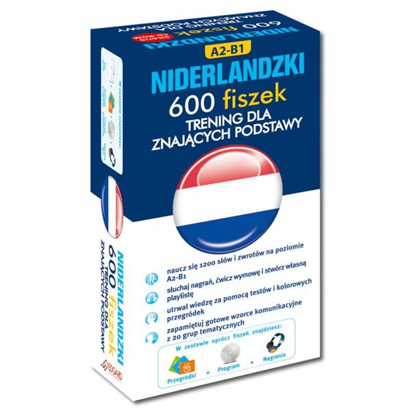 NIDERLANDZKI. 600 FISZEK. TRENING DLA ZNAJĄCYCH