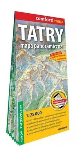 Tatry. Mapa panoramiczna; laminowana mapa turystyc