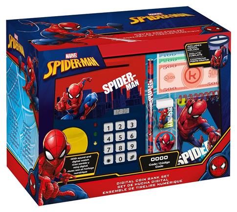 SKARBONKA NA KOD SPIDERMAN MV16010 KIDS EUROSWAN