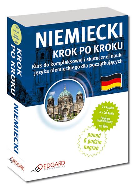 PAKIET. NIEMIECKI. KROK PO KROKU, 2 X KSIĄŻKA + 7