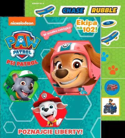 POZNAJCIE LIBERTY! PSI PATROL. ACTIVITY Z NAKLEJKA
