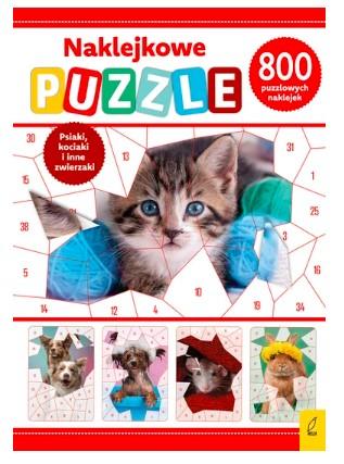 Psiaki, kociaki i inne zwierzaki. Naklejkowe puzzl