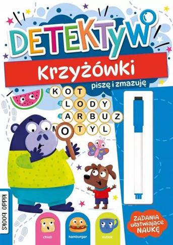 PISZĘ I ZMAZUJĘ DETEKTYW NAUKA KSZTAŁTÓW