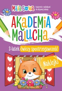 3 latek ćwiczy spostrzegawczość. Akademia malucha