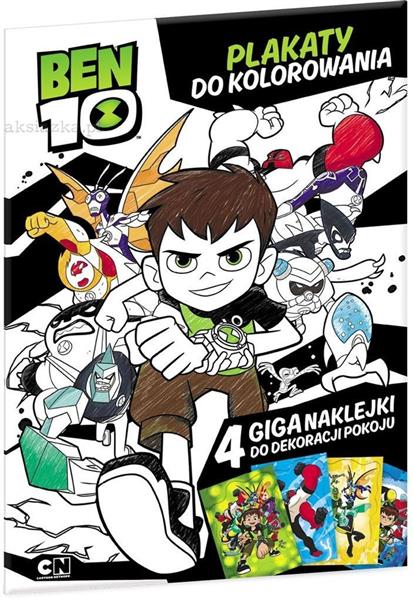 BEN10. PLAKATY DO KOLOROWANIA