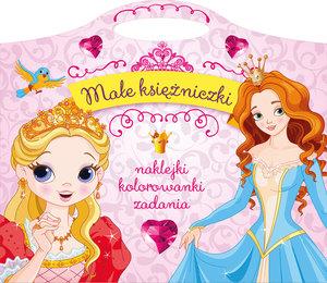 MAŁE KSIĘŻNICZKI NAKLEJKI KOLOROWANKI ZADANIA