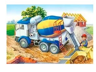 Puzzle 60 Betoniarka CASTOR